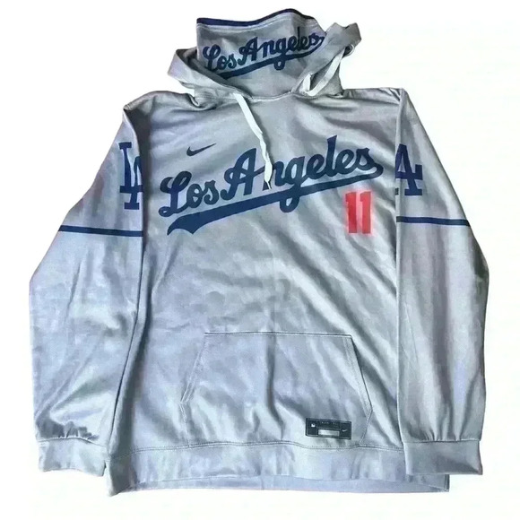 LA Dodgers Custom ZooTod Bear Lozano Sweatshirt Size XL